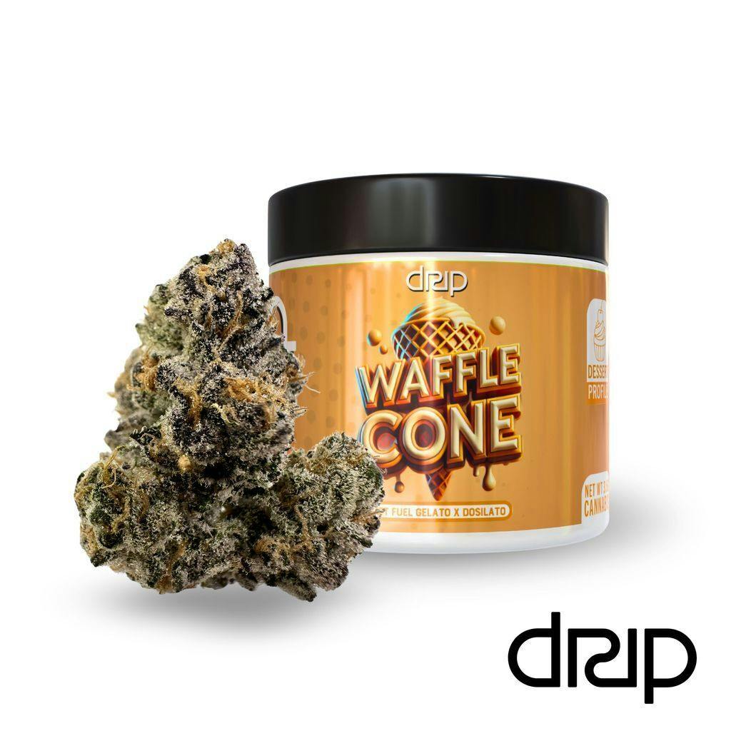 Drip Waffle Cone 3.5g Flower