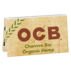 OCB Organic Hemp Single Wide Double Rolling Papers 70mm