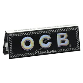OCB Premium Black Rolling Papers 1.25" (1 1/4)