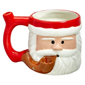 Ceramic Mug Santa Claus Pipe