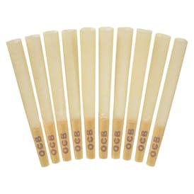 OCB Virgin Unbleached Cones 1 1/4 10 pack