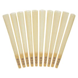 OCB Virgin Unbleached Cones KS 10 pack