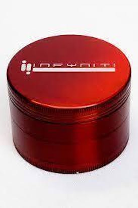 Infinity 4 Piece Grinder 63mm (Red)