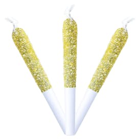 ADULTS ONLY Promiscuous Peach NSFW Diamond Coated Infused Pre-Roll 3x