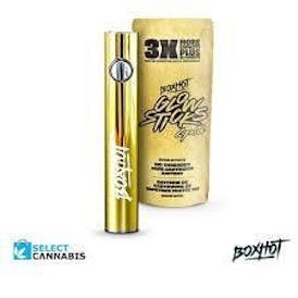 BOXHOT Gold Glow Sticks 510 Vape Battery Vaporizers