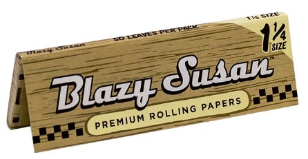 BLAZY SUSAN UNBLEACHED ROLLING PAPERS (1.25)