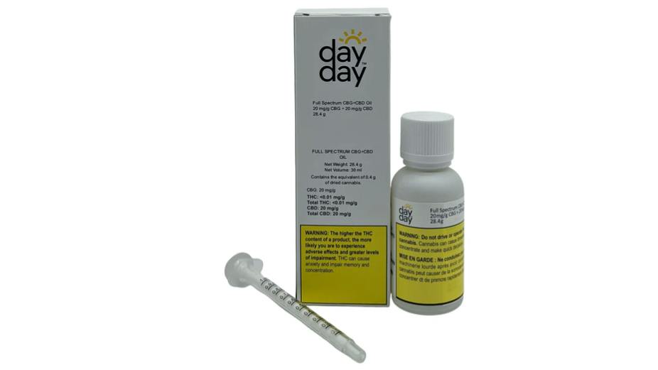 DayDay: FULL SPECTRUM CBG+CBD OIL (30mL)