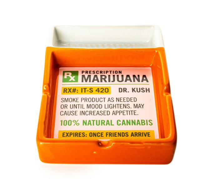 PRESCRIPTION ASHTRAY