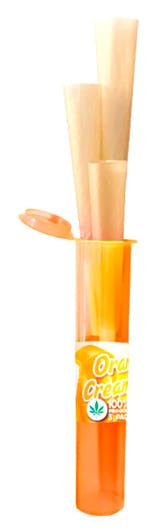 TASTY PUFFS ORANGE CREAM FLAVORED CONES (3pc)