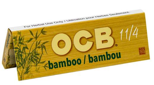 UNBLEACHED BAMBOO OCB ROLLING PAPERS (1¼)