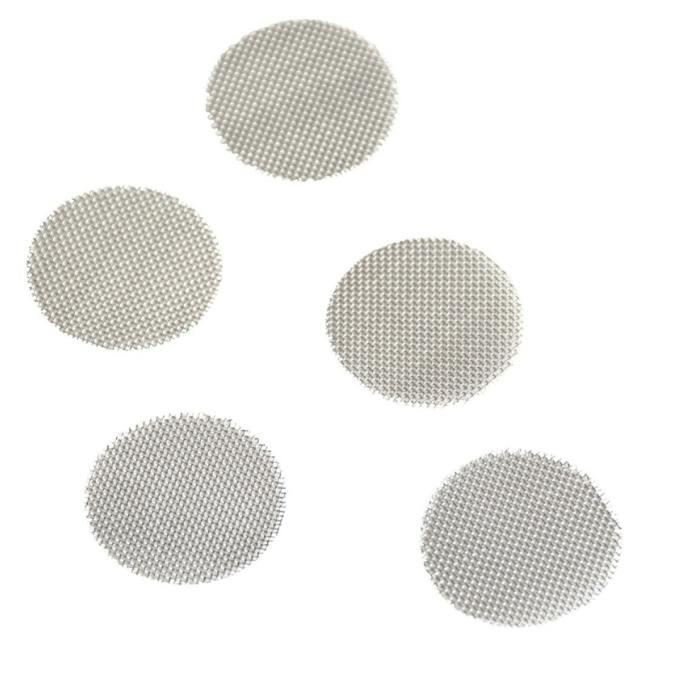 SMALL STAINLESS STEEL PIPE SCREENS (5pc)