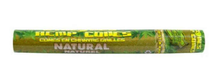 HEMP WRAP CONES (NATURAL) (2pc)