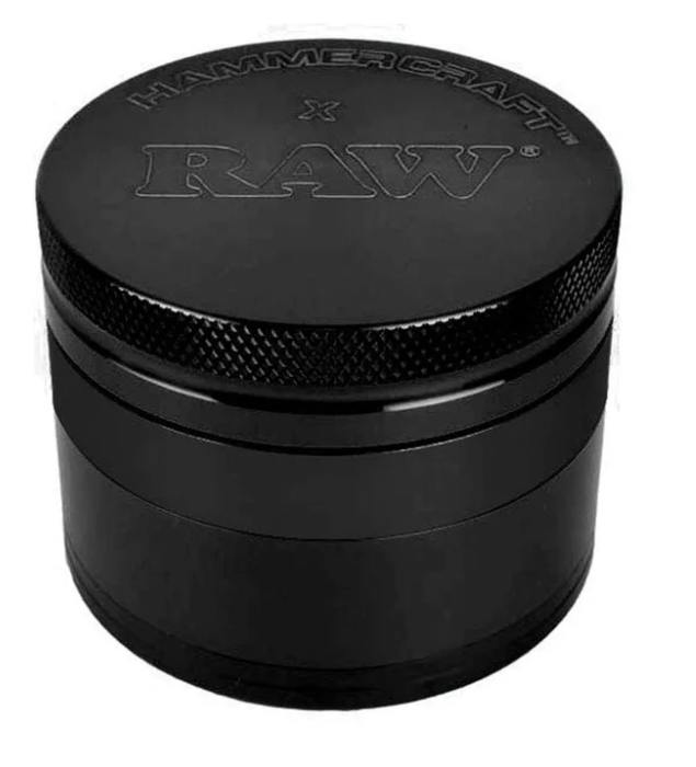 RAW ALUMINUM GRINDER (BLACK)