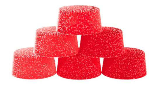 BIGGIES: SOUR CHERRY BOMBS LIVE RESIN CHEWS MULTI-PACK LTO (30 PACK)