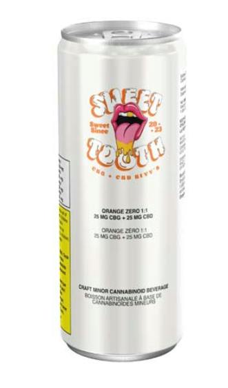 Sweet Tooth Zero: ORANGE ZERO 1:1 CBD:CBG