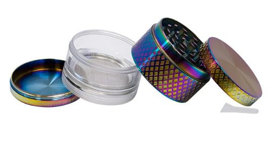 OIL SLICK ALUMINIUM GRINDER (64mm)
