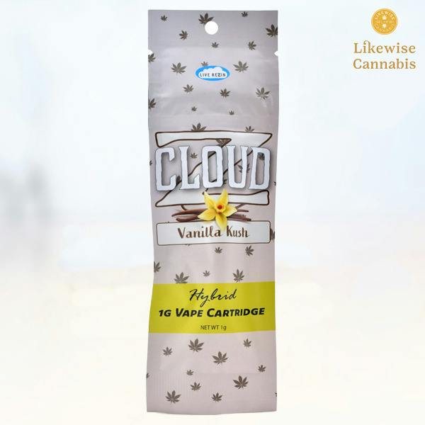 VANILLA KUSH 1G LIVE RESIN CARTRIDGE - CLOUD Z
