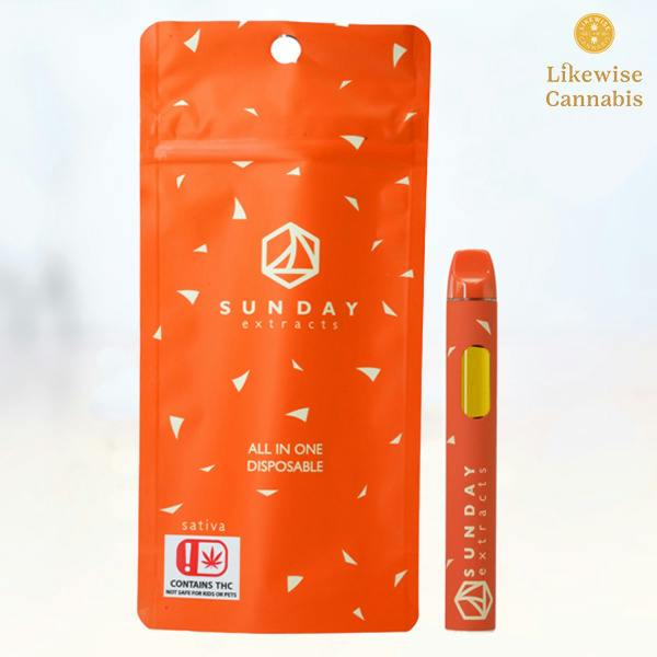 GREEN CRACK 2G DISTILLATE DISPOSABLE - SUNDAY EXTRACTS