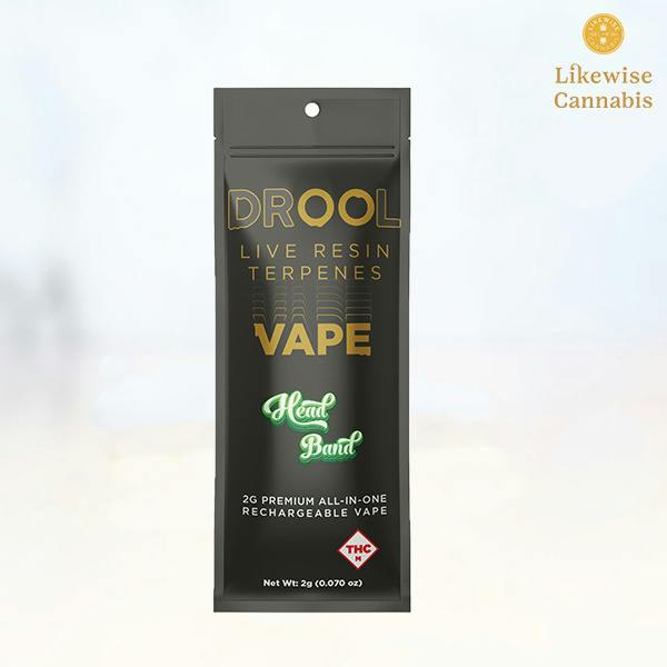 HEADBAND 2G LIVE RESIN DISPOSABLE - DROOL