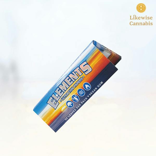 1 1/4" RICE ROLLING PAPERS 50CT - ELEMENTS