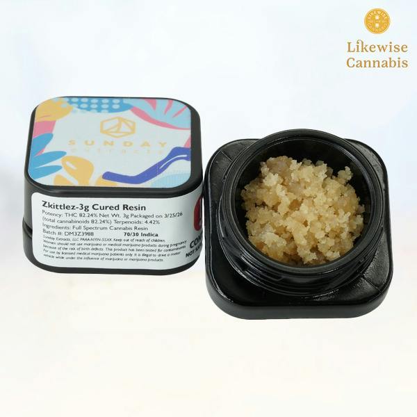 ZKITTLEZ 3G CURED RESIN - SUNDAY EXTRACTS