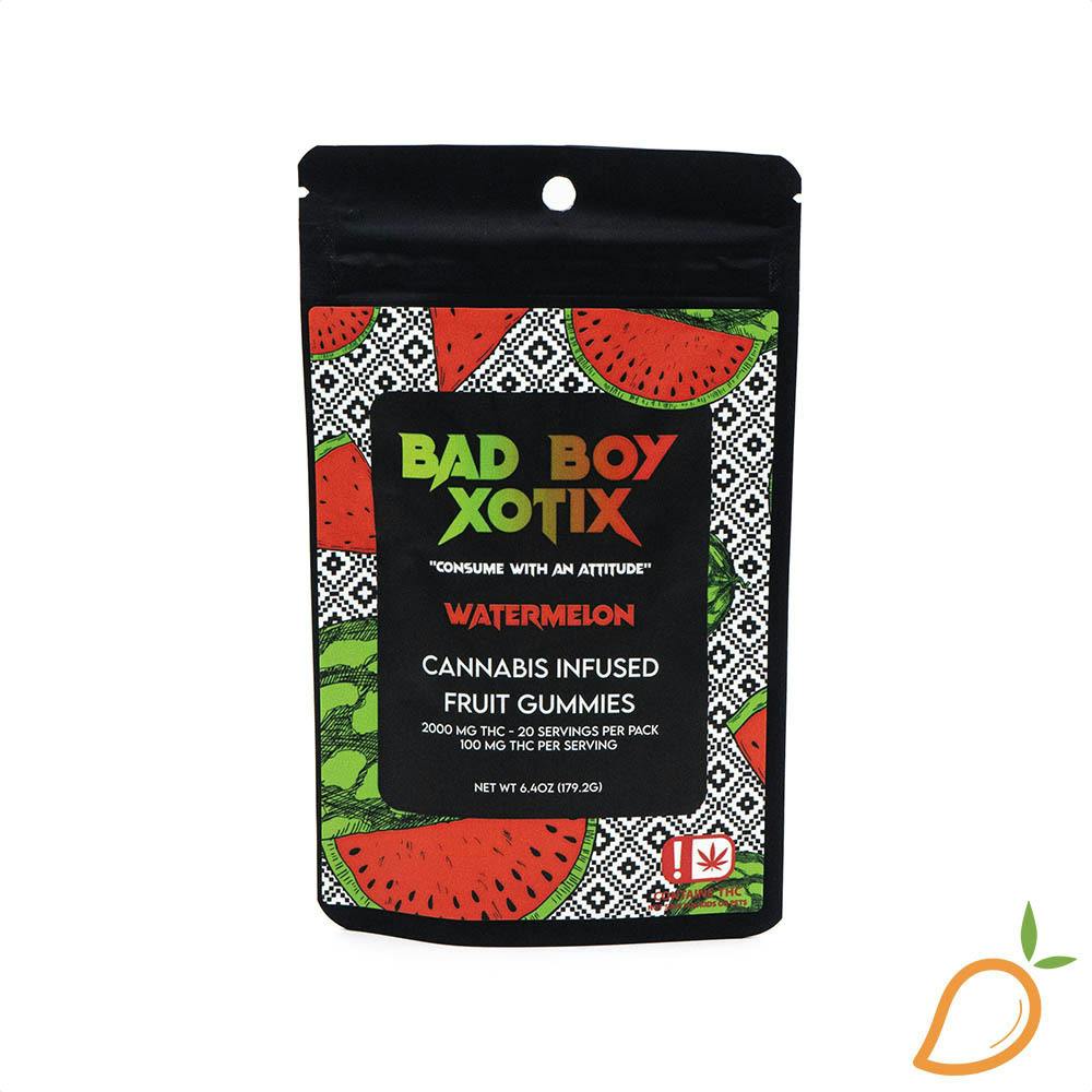2000mg Watermelon Gummies Bad Boy Xotixs
