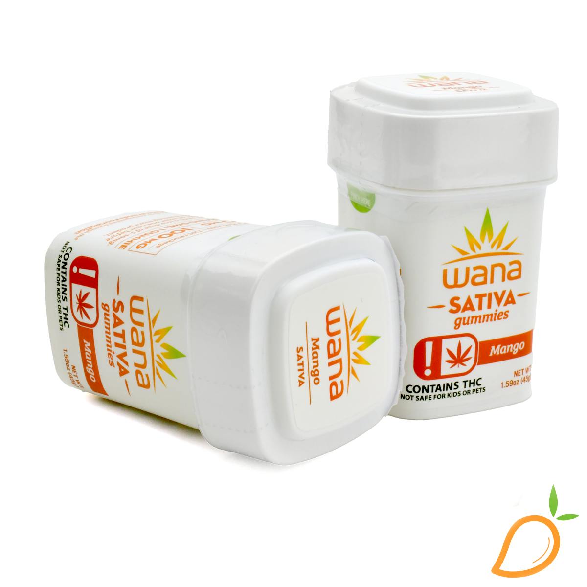 100mg Mango Sativa Gummies Wana