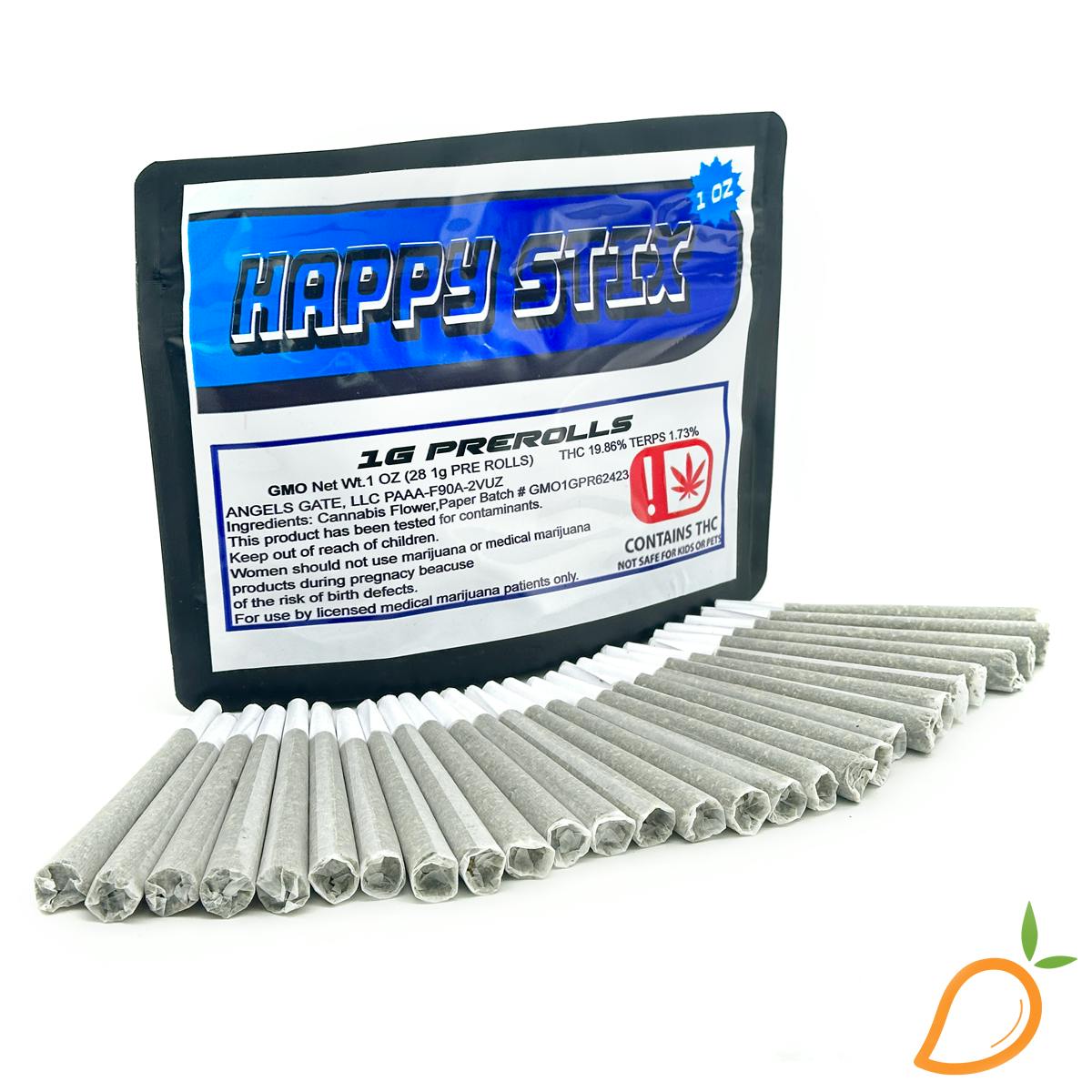28g 28pk Afgan Abe Preroll Pack Happy Stix