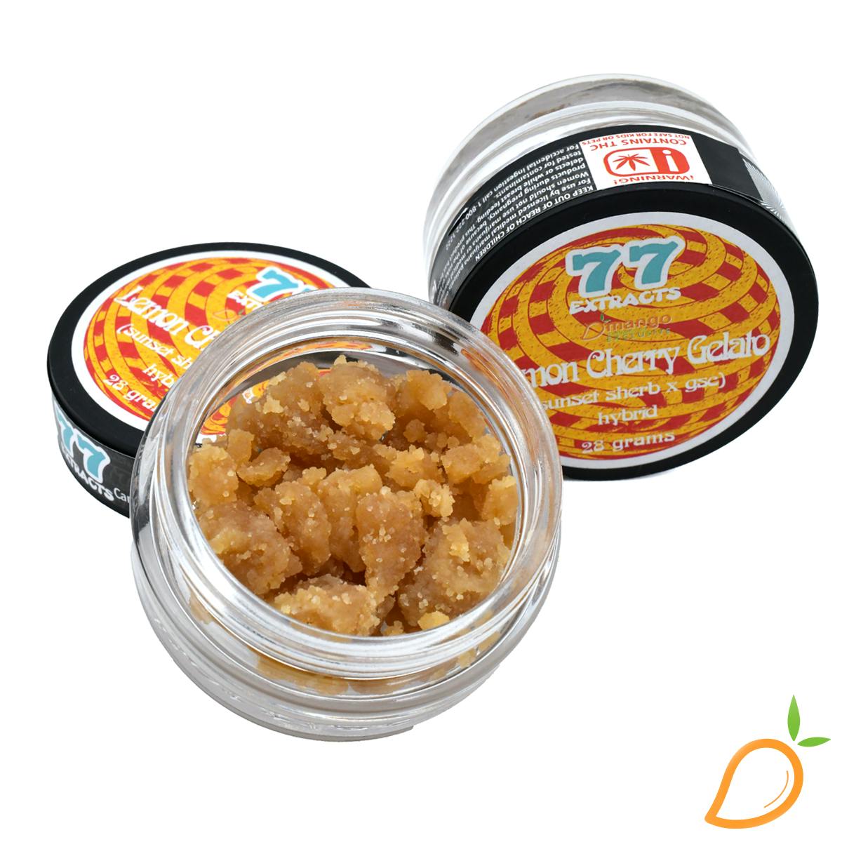 28g Lemon Cherry Gelato Cured Resin Baller Jar 77 Extracts