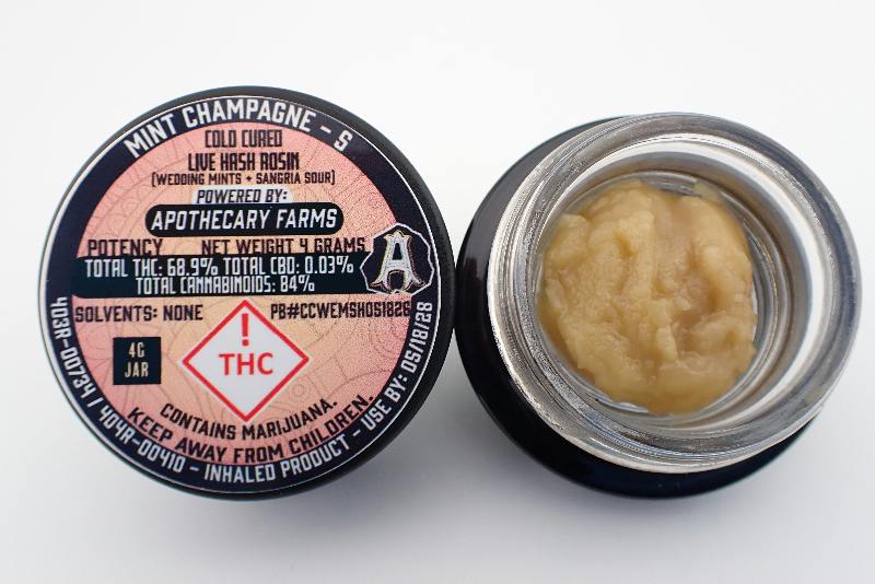 Mint Champagne Live Hash Rosin Baller - S 4G