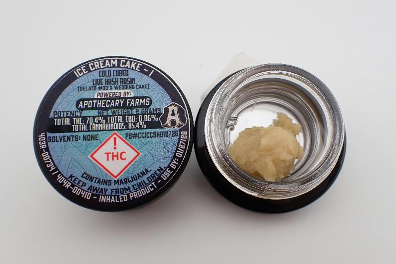 Ice Cream Cake Live Hash Rosin - I 2G