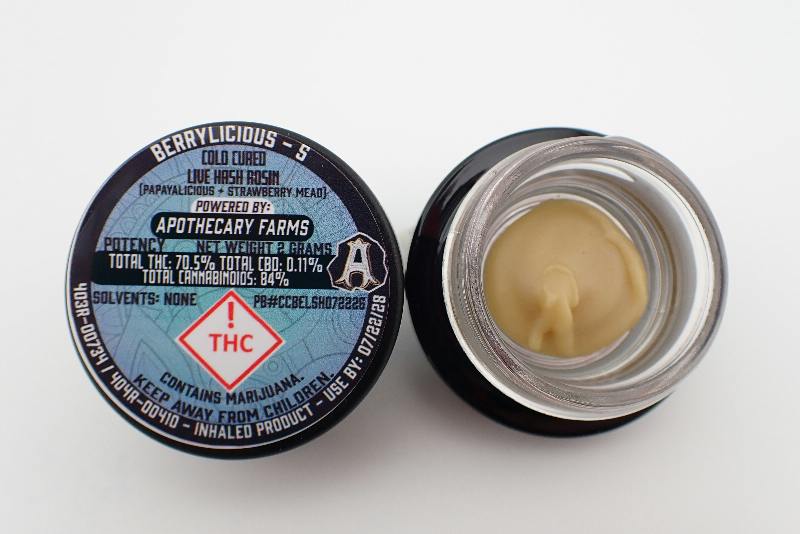 Berrylicious Live Hash Rosin - S 2G