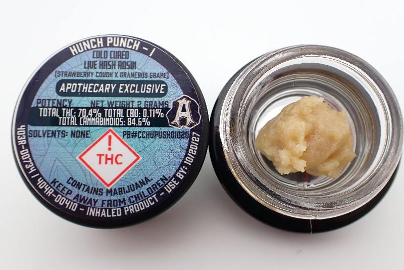Hunch Punch Live Hash Rosin - I 2G
