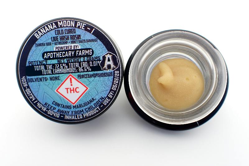 Banana Moon Pie Live Hash Rosin - I 2G