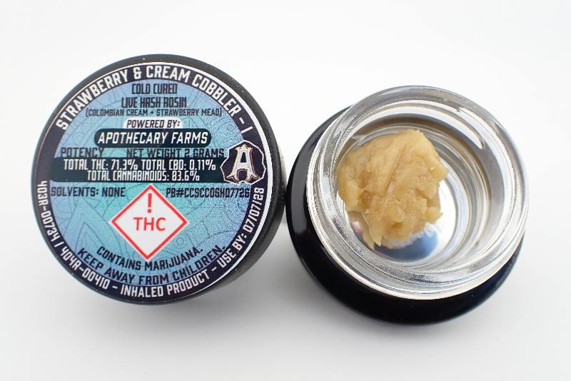 Strawberry Cream Cobbler Live Hash Rosin - I 2G