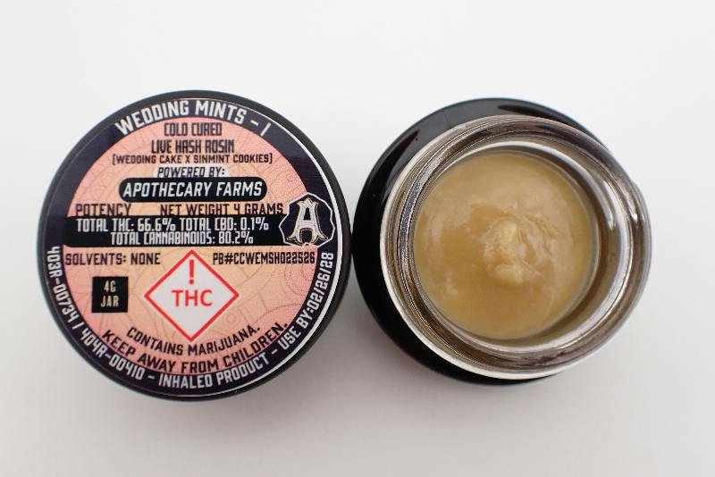 Wedding Mints Live Hash Rosin Baller - I 4G