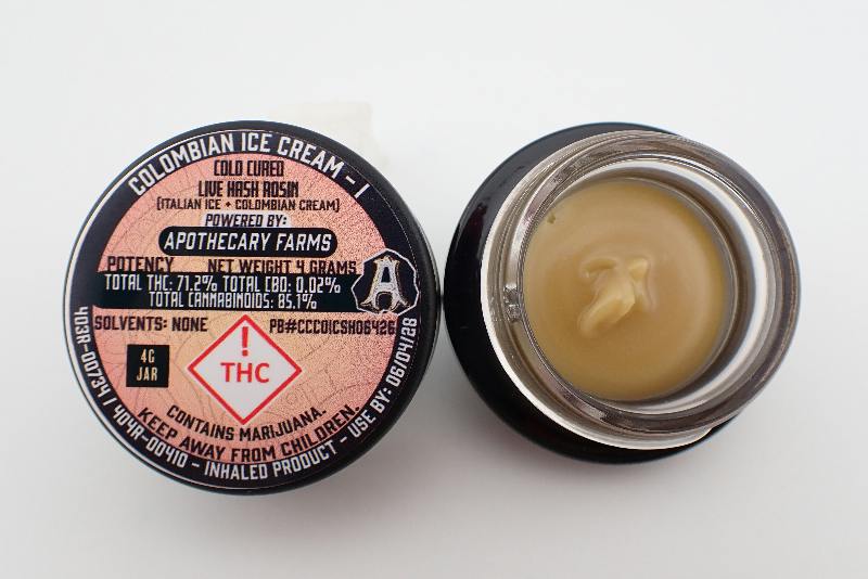 Colombian Ice Cream Live Hash Rosin Baller - I 4G