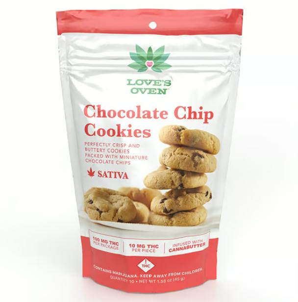 Chocolate Chip (S) - 100mg Cookies - Love's Oven