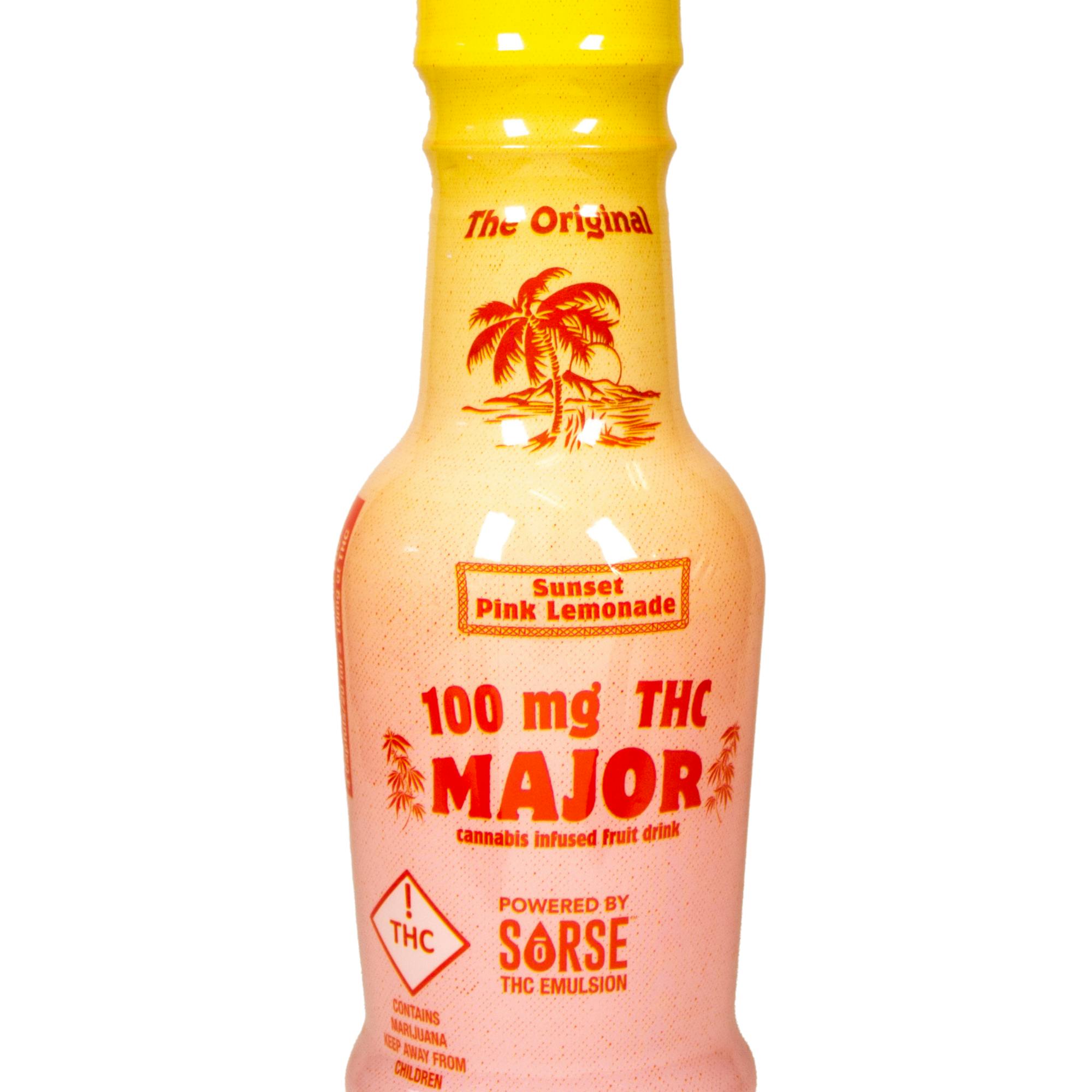 Sunset Pink Lemonade (H) - 100mg Drink - Major