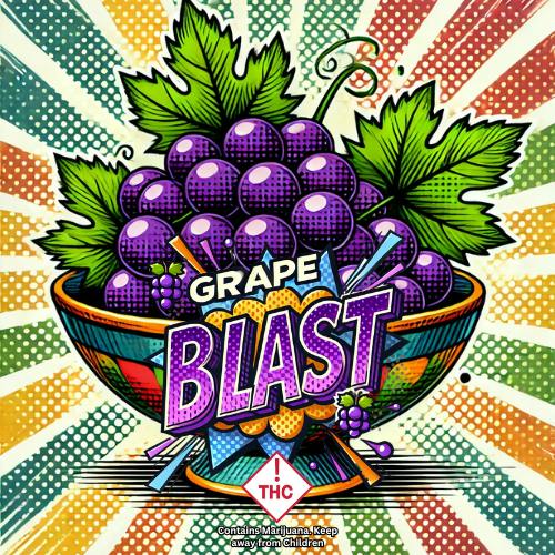 Grape Blast (H) - 1.6g Infused Pre-Roll - Captain Blast