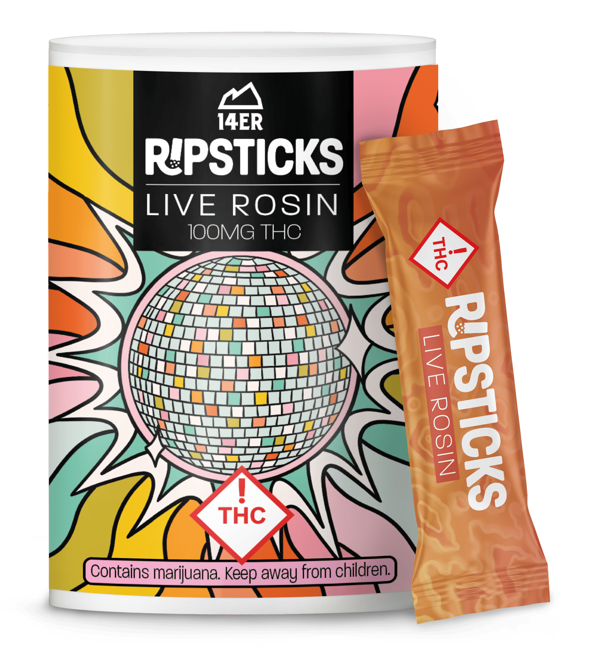 Live Rosin (H) - 100mg Ripsticks - Ripple