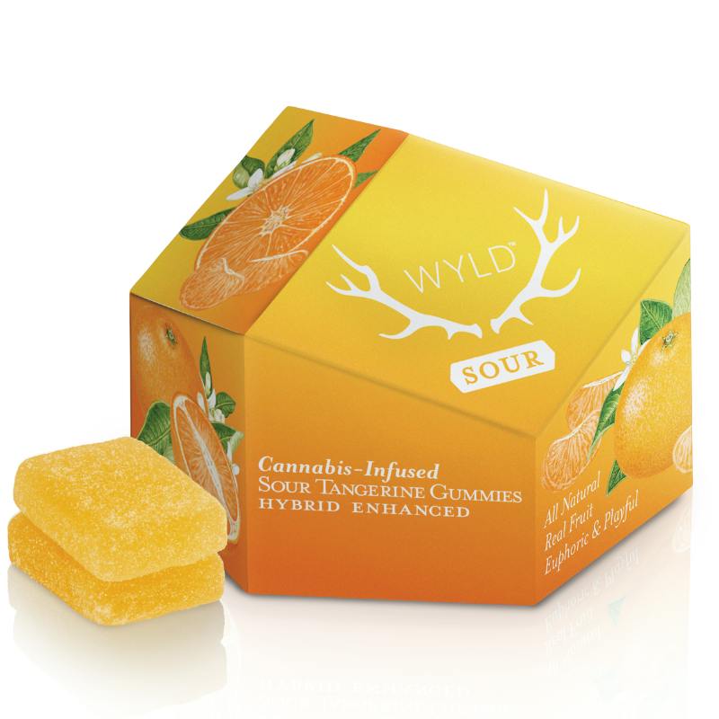Sour Tangerine (H) - 100mg Gummies - Wyld