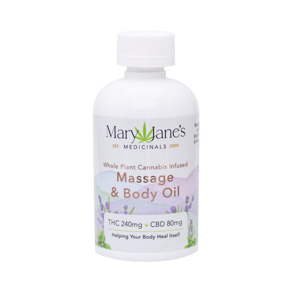 Massage & Body Oil (H) - (3:1 THC:CBD) 1oz Oil - Mary Jane's Medicinals