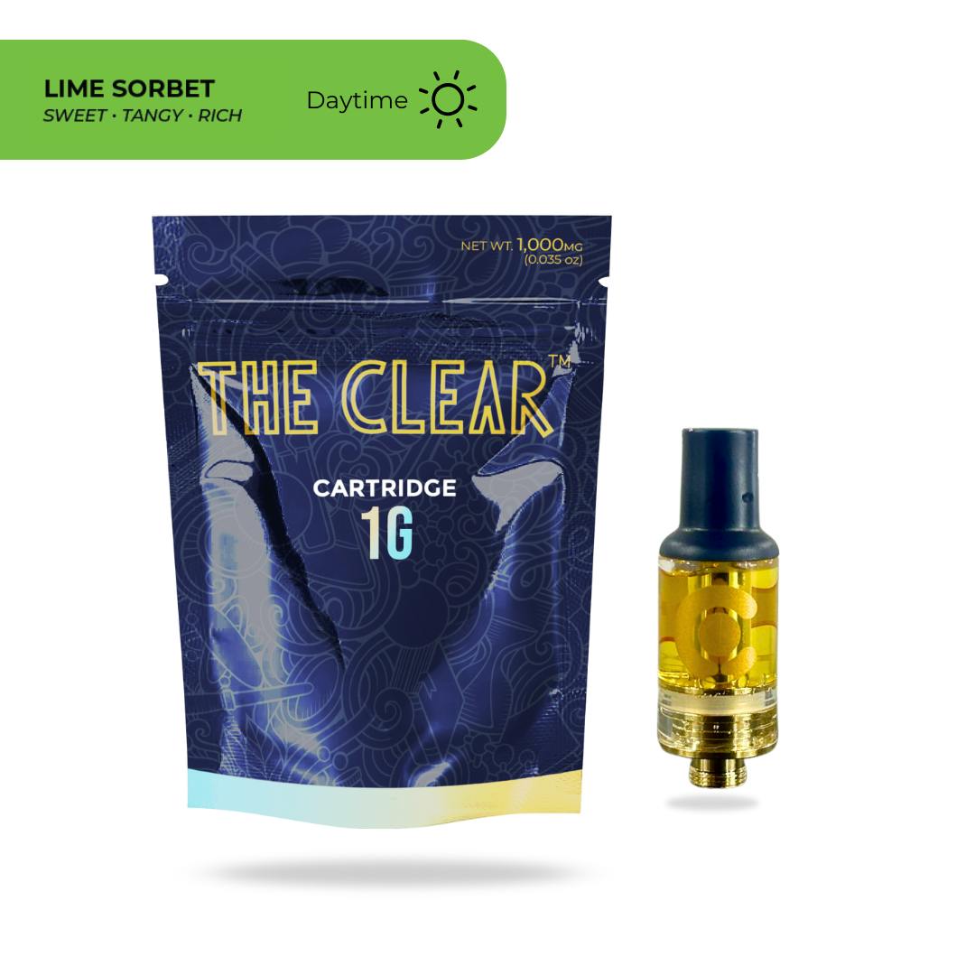 Lime Sorbet (S) - 1g Elite Cartridge - The Clear