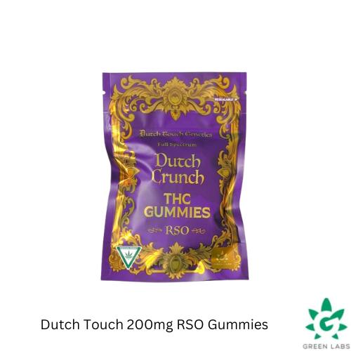 (REC) Dutch Crunch RSO Gummy Bar 200mg - Dutch Touch Genetics