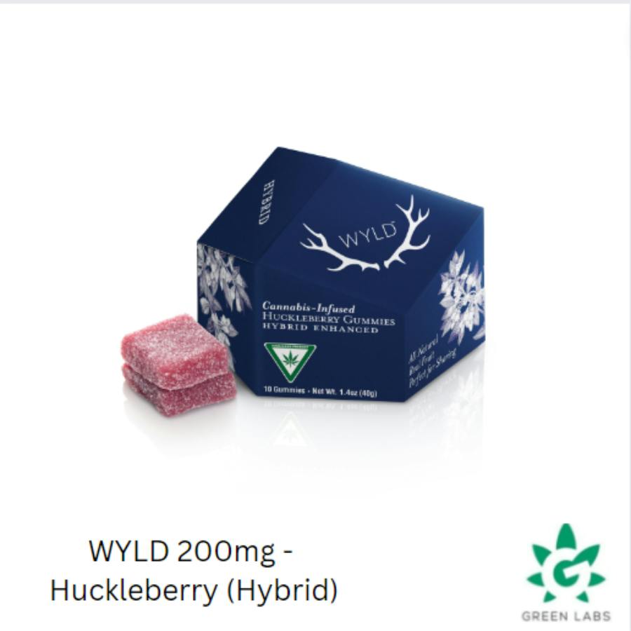 (REC) Wyld Fruit Gummies 200mg THC - Huckleberry (Hybrid) - REC - 40.0g