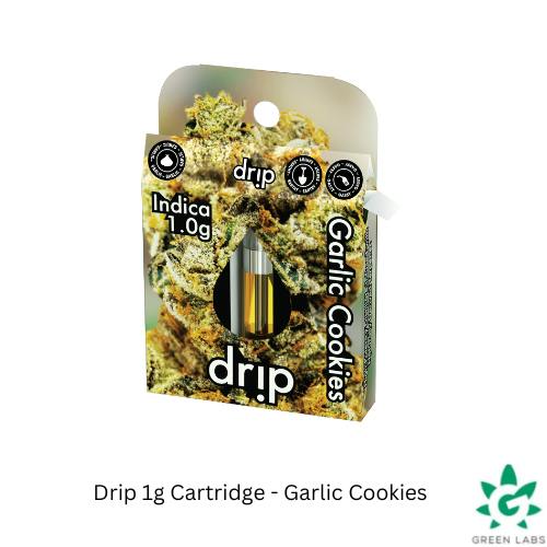 (REC) Drip 1g Cartridge - Garlic Cookies (Indica) - REC - 1.0g