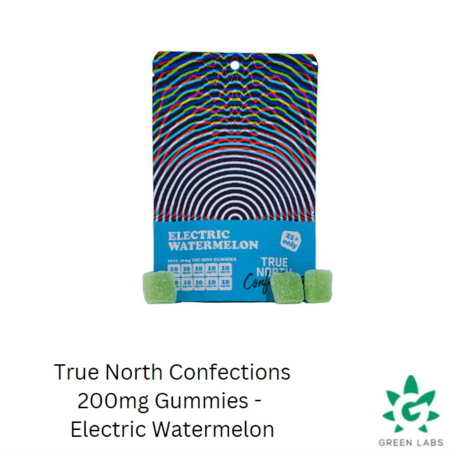 (REC) True North 200mg Gummies - Electric Watermelon - 200mg