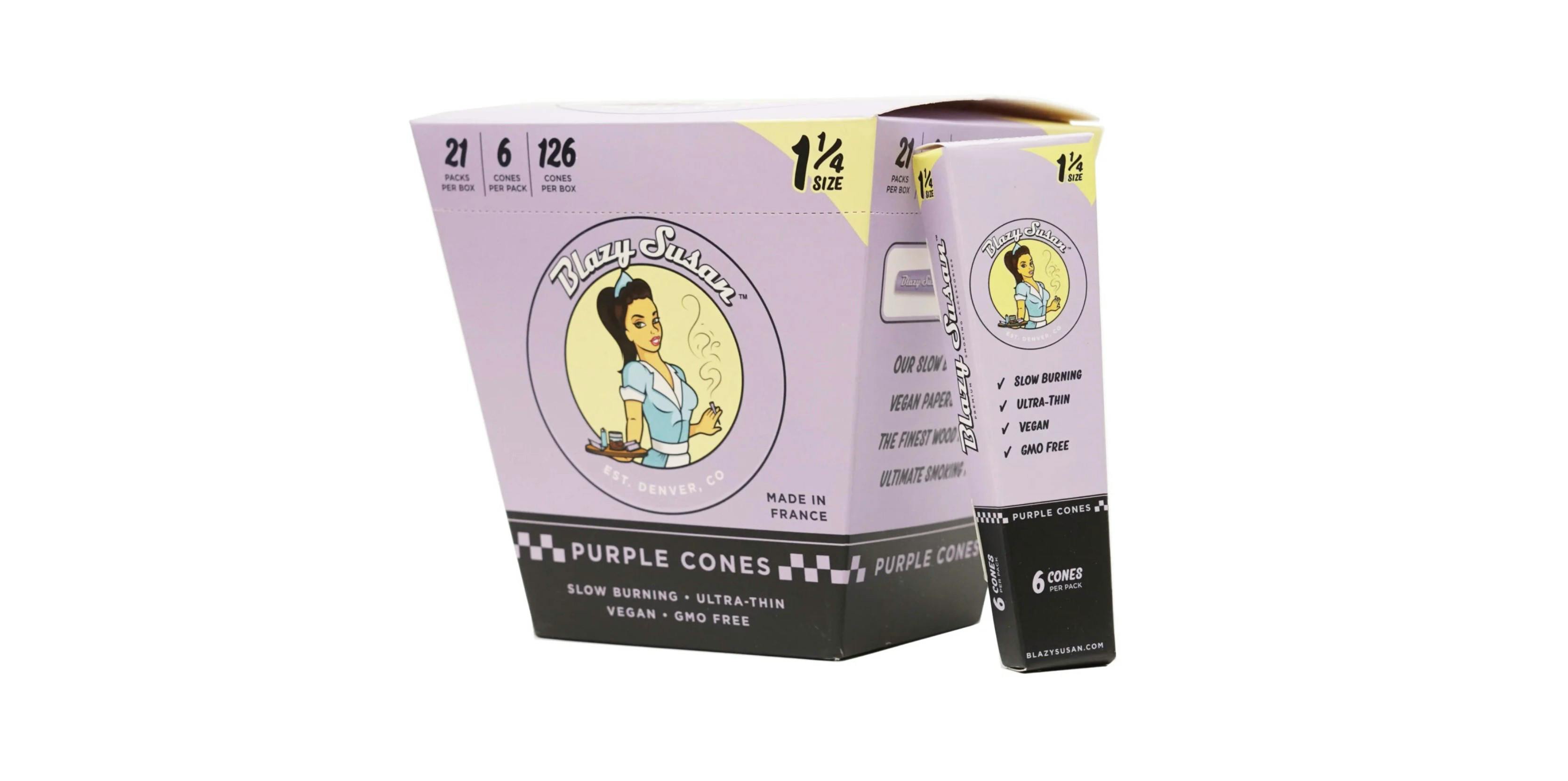(ACC) Blazy Susan Purple Cones - 1 1/4″