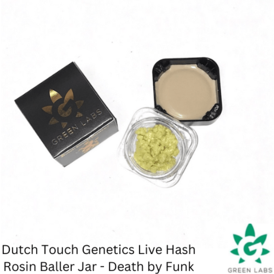 (REC) Death by Funk Live Hash Rosin Baller Jar - Dutch Touch Genetics - BOTH - 3.5g